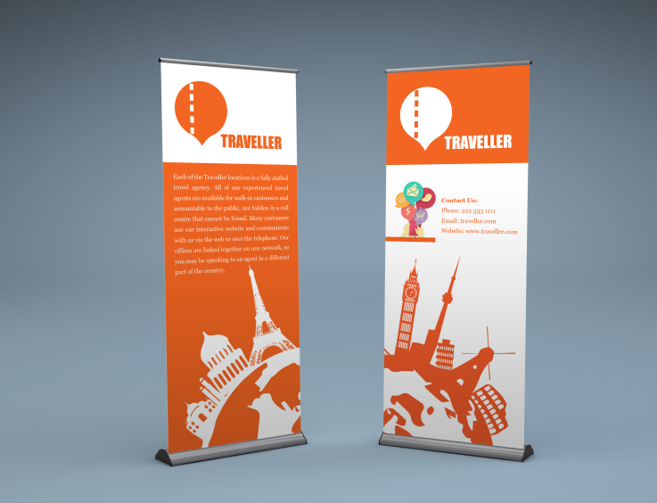 Traveller Premium Pull-Up Banner